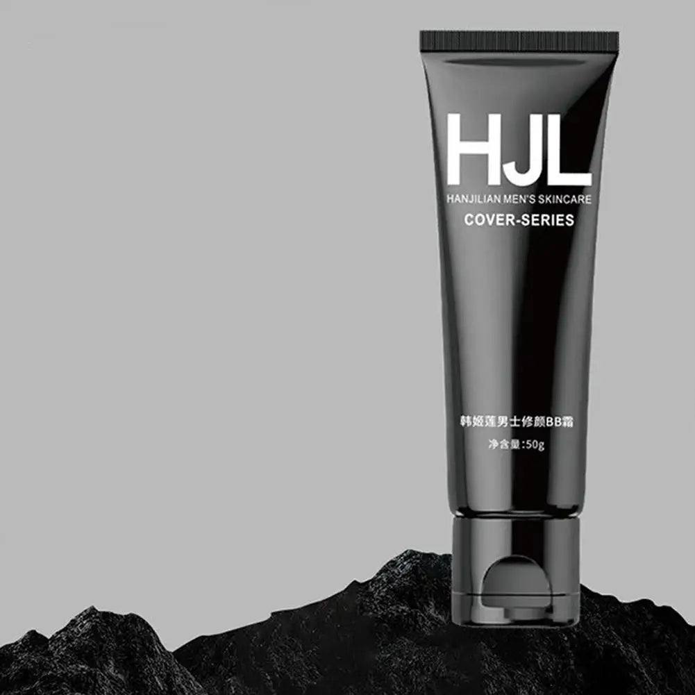 1/2/3PCS Men BB Cream Whitening Oil-control Concealer Easy to Wear Natural Brighten Whitening Face Foundation Zpaxo