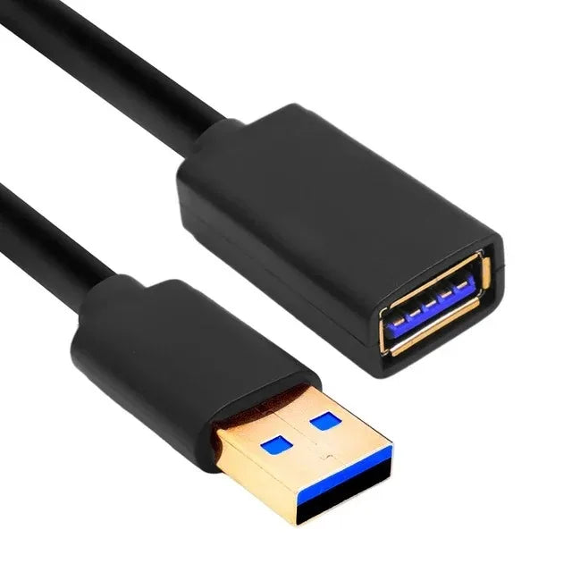 High Speed USB 3.0 Extension Cable 3/2/1M Data Sync Extender Cord for Smart TV PS4 Xbox - Fast Transfer USB 3.0 Cable Zpaxo USB 3.0 1.5m