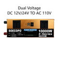 10000W Solar System Complete Kit Dual12V/24V To 110V/220V Inverter 100A Controller 200W Panel Off-Grid for Home/Camping Backup Zpaxo only Inverter 110V
