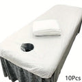 Disposable Bed Cover Beauty Salon Open Hole Spa Massage Soft Sheets Zpaxo 10pcs