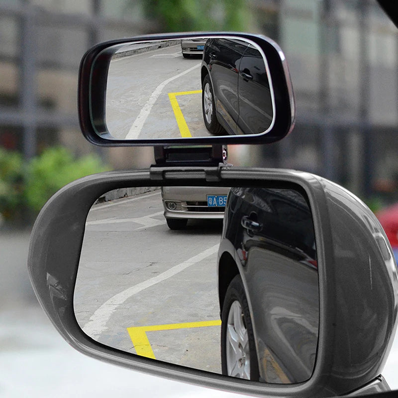 Adjustable Convex Blind Spot Mirror – Wide Angle Car Safety