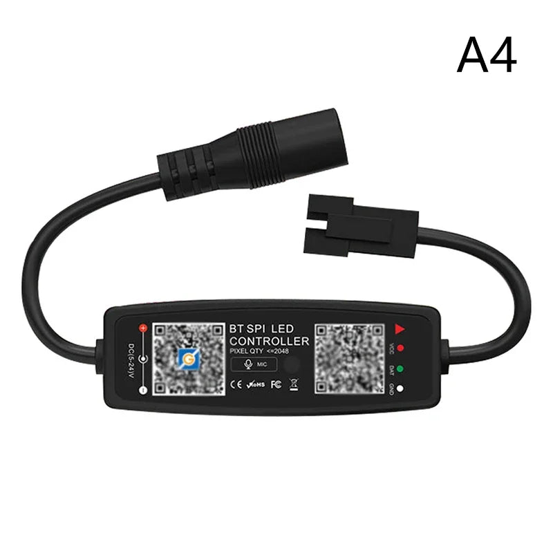 WS2811 WS2812B SP6812 Bluetooth LED Pixels Strip Controller Tape Zpaxo A4