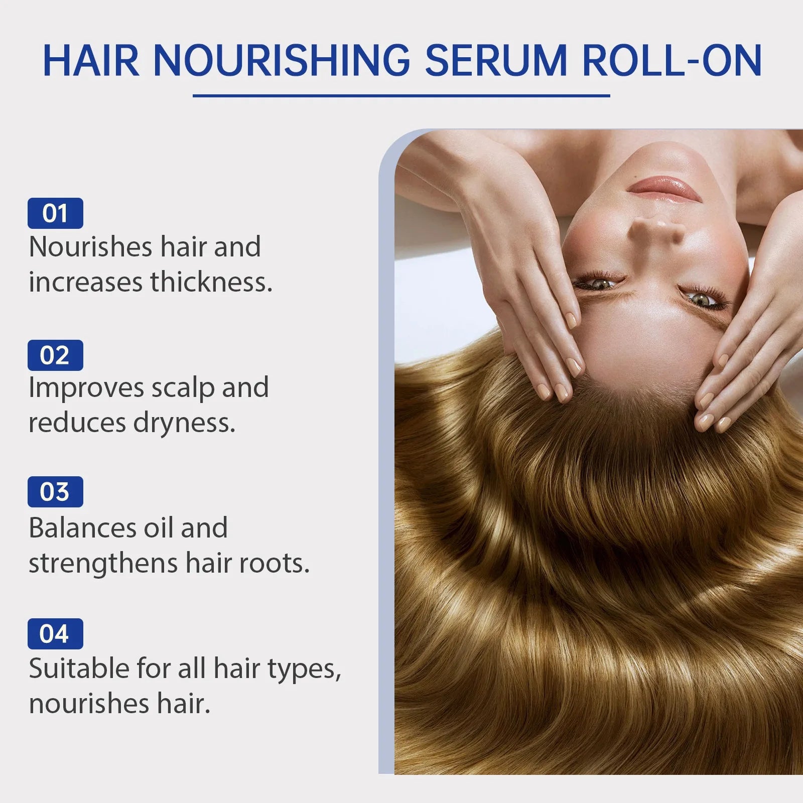 Rosemary Hair Growth Roller Essence – Scalp & Follicle Serum Hair Growth Serum Zpaxo