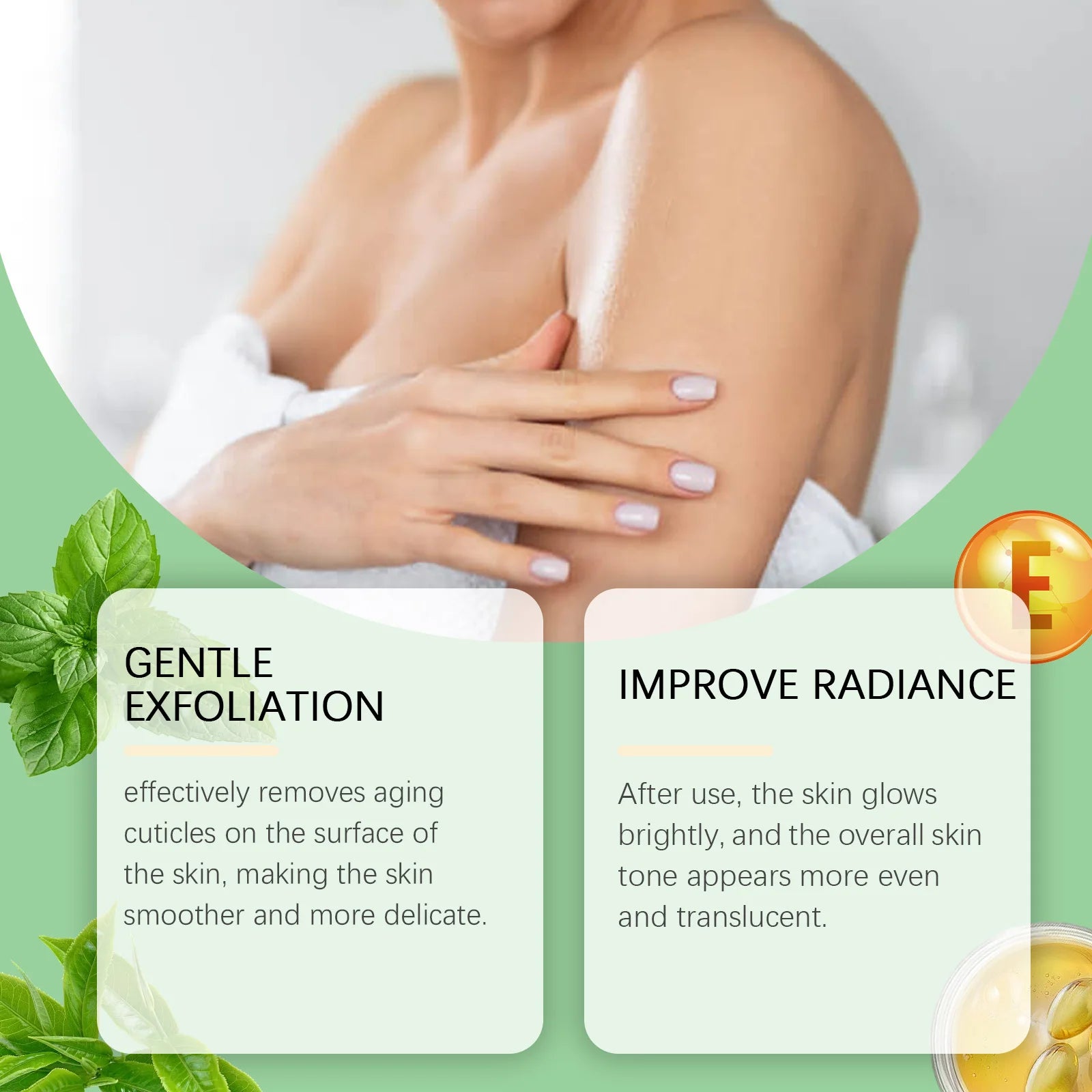 Eelhoe Matcha Sea Salt Body Scrub – Exfoliate & Brighten Skin Body Scrub Zpaxo