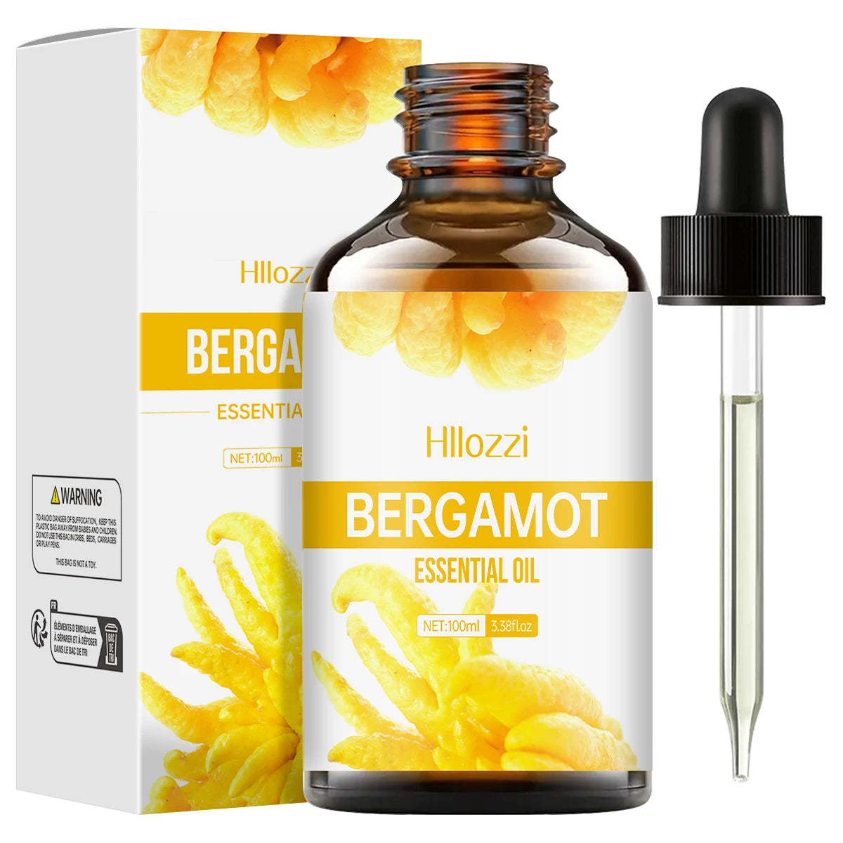 BERGAMOT ESSENTIAL OIL High-quality Moisturizing Nourishing Massage Zpaxo 100ml BERGAMOT Other