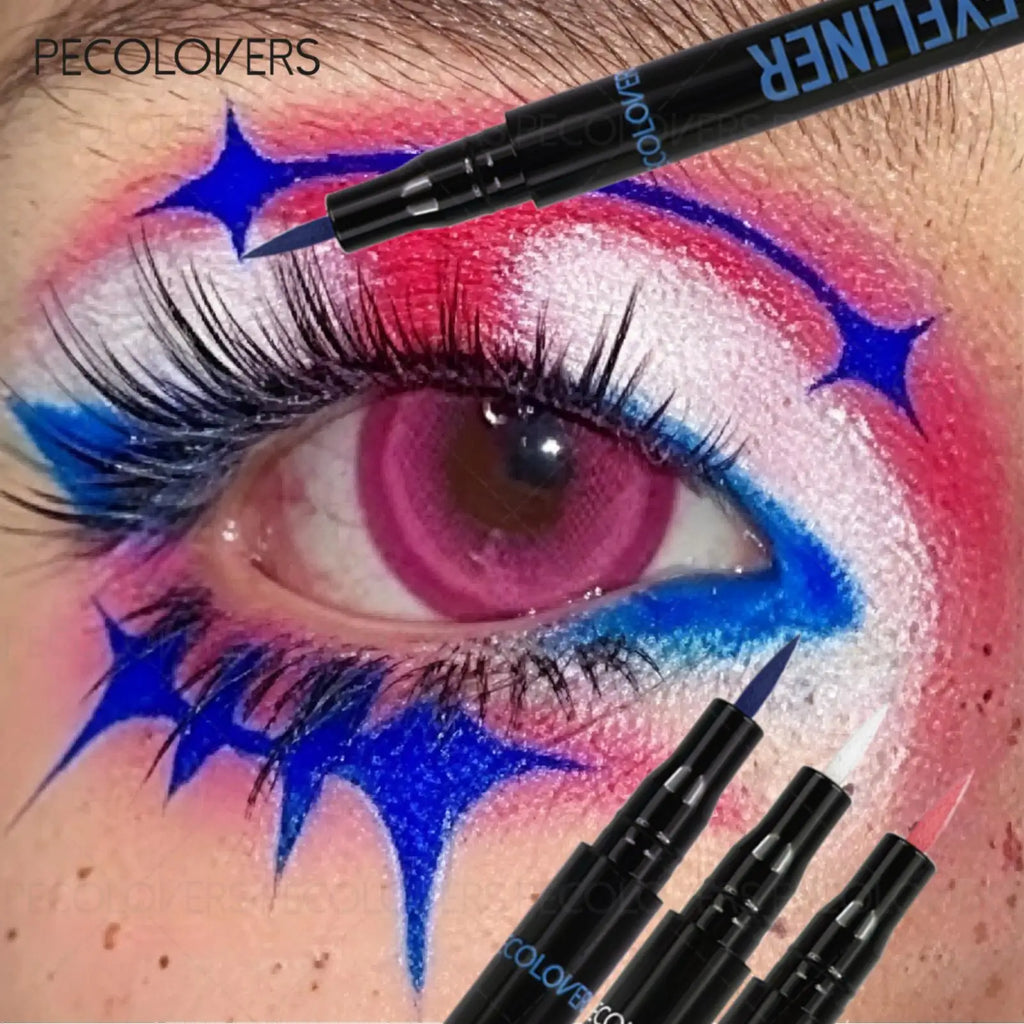 Colorful Liquid Eyeliner Long-lasting Waterproof Eye Liner Bright