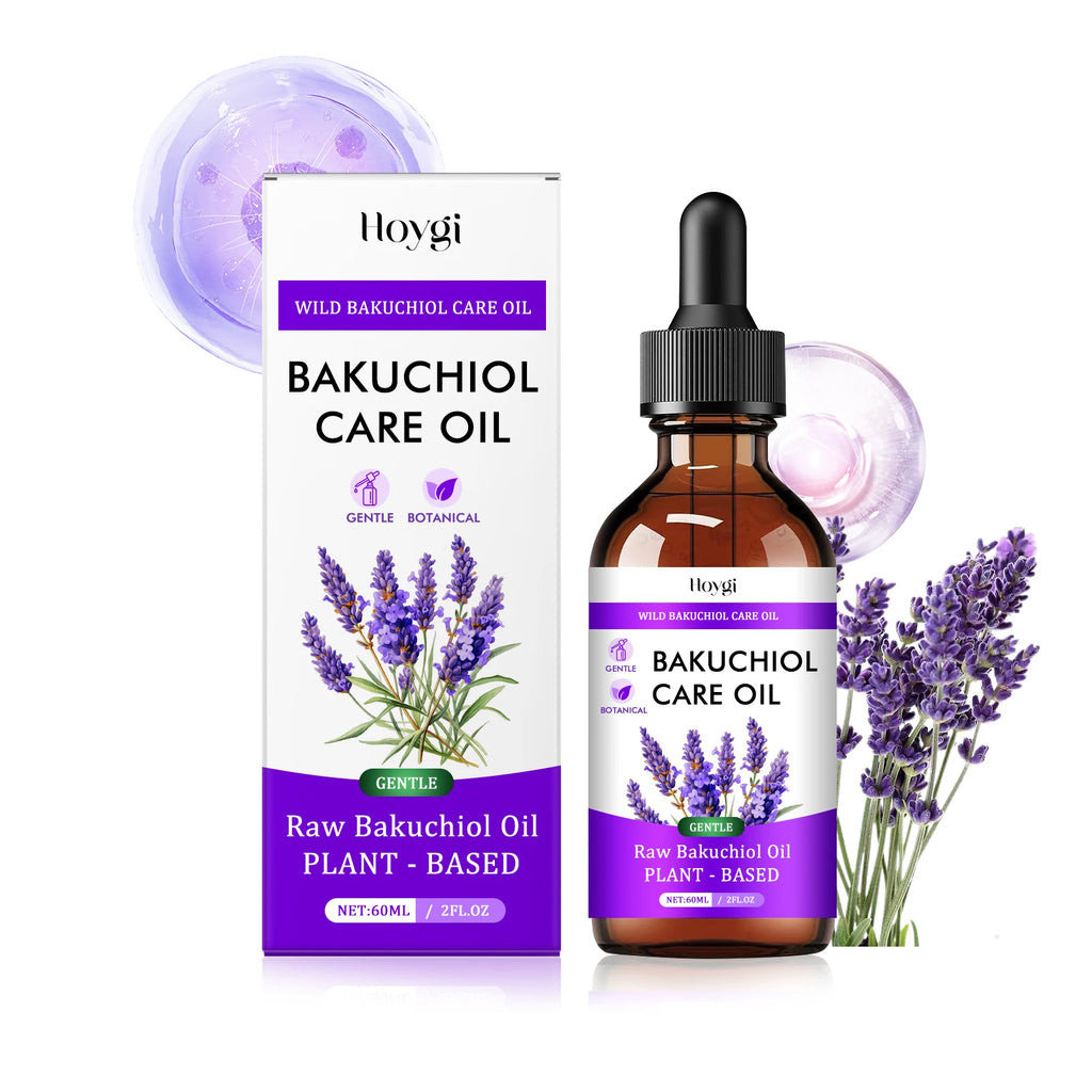 Hoygi Bakuchiol Essential Oil – Fine Lines & Brightening Skin Facial Essential Oil Zpaxo 60ml Boxed