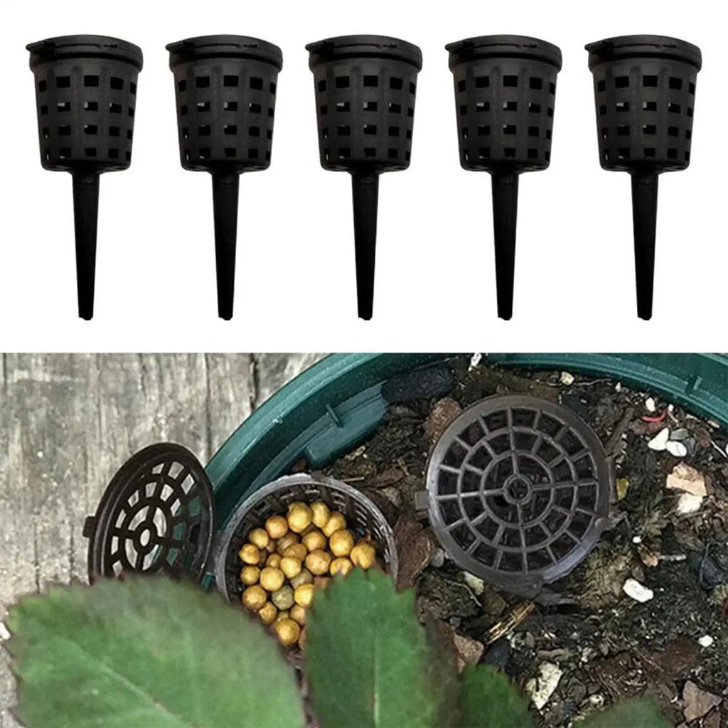 10-Pack Slow Release Bonsai Fertilizer Mesh Baskets & Nursery Pots Fertilizer Mesh Basket Zpaxo