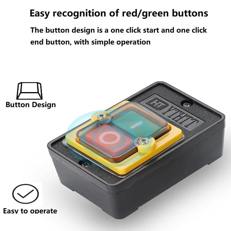 Waterproof Push Button Switch OFF Mechanical Equipment Control