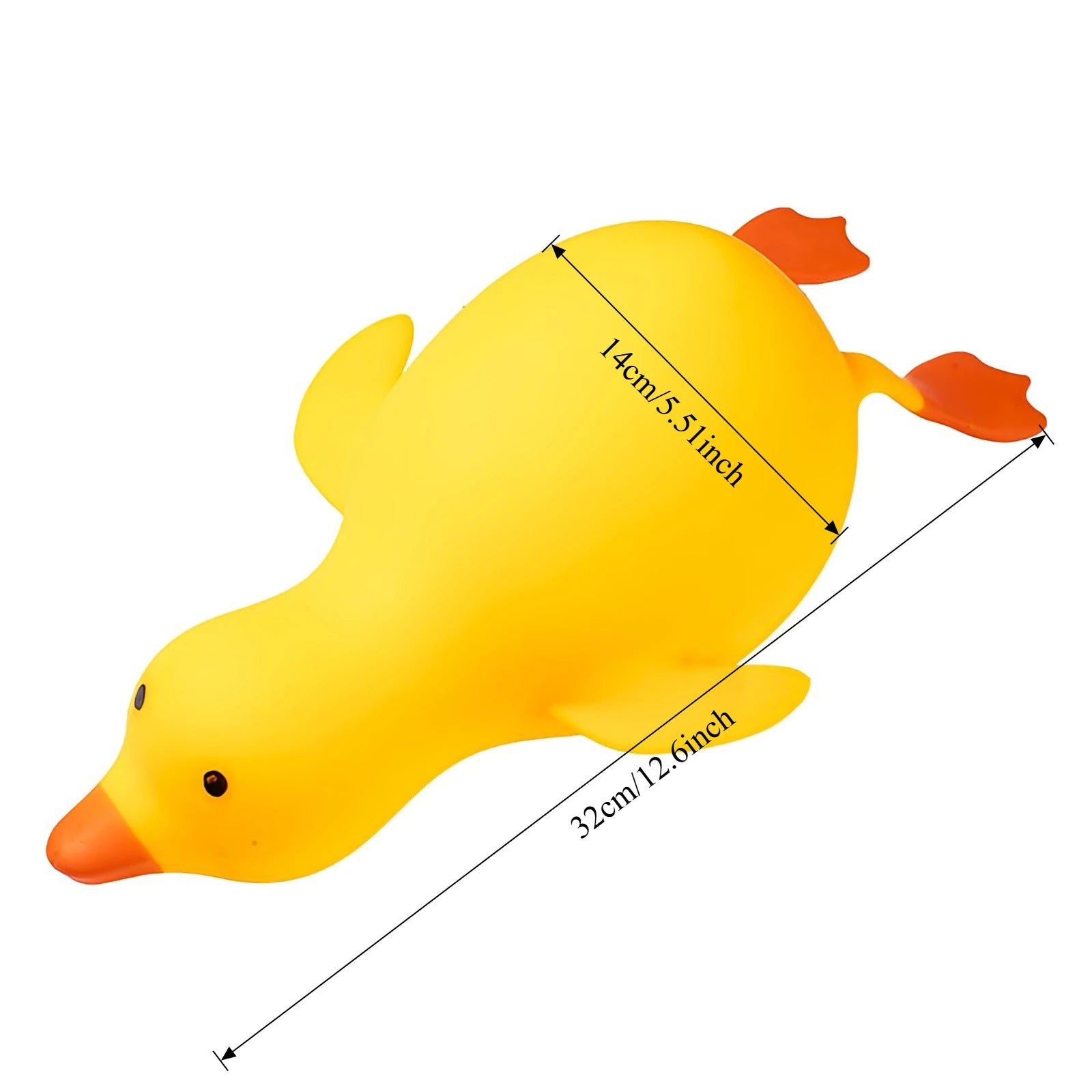 Squishy Antistress Duck Fidgets Toys Cute Goose Animals Vent Toys for Kids Adults Decompression Stretch Toys Friends Best Gift Zpaxo Big size