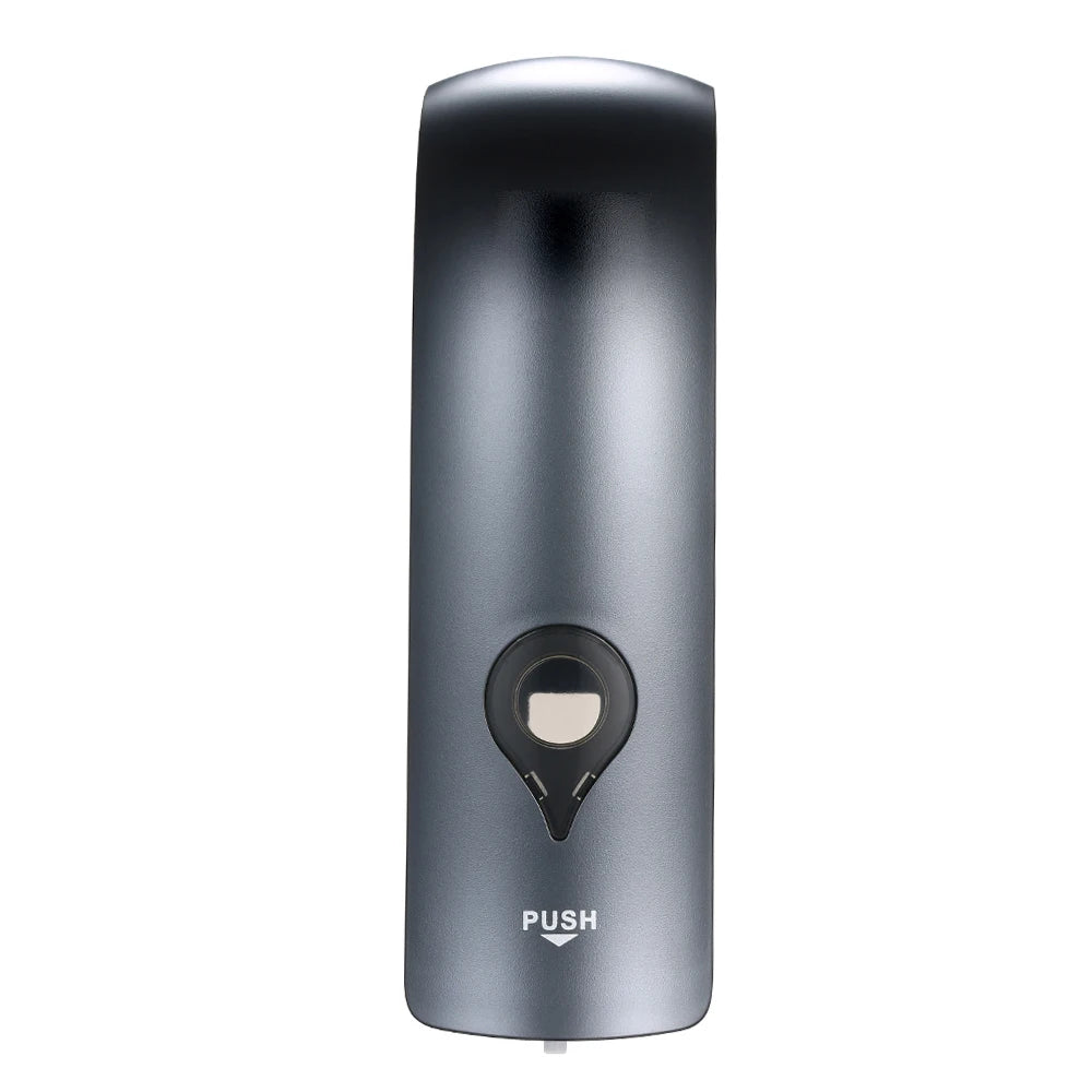 300ml New Liquid Dispenser No Drilling Wall Mounted Single-Head Manual Soap Dispenser Bathroom Shower Gel Liquid Shampoo Holder Zpaxo Grey