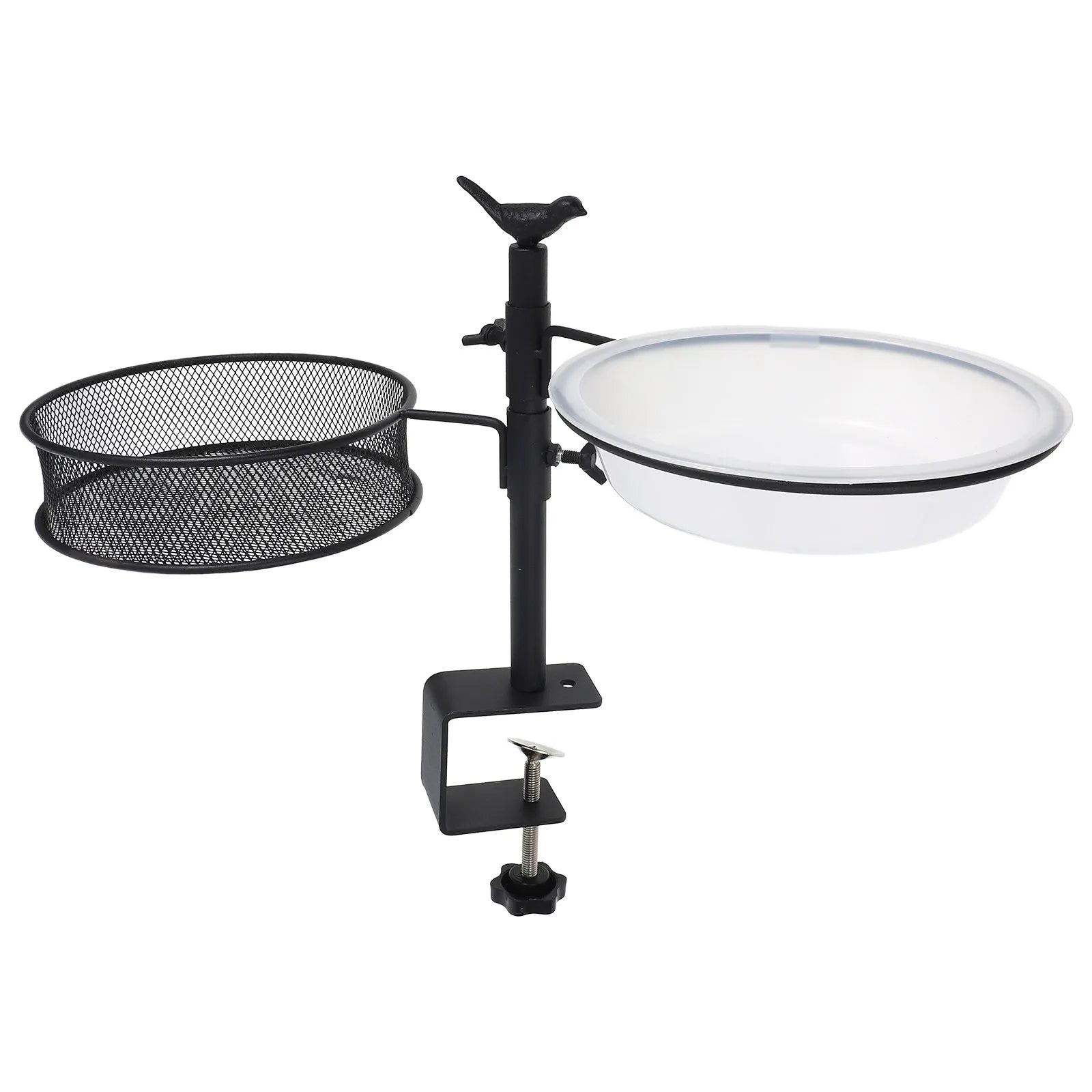 Detachable Bird Feeder Hanger Bath Stand Feeding Station Outdoor Deck