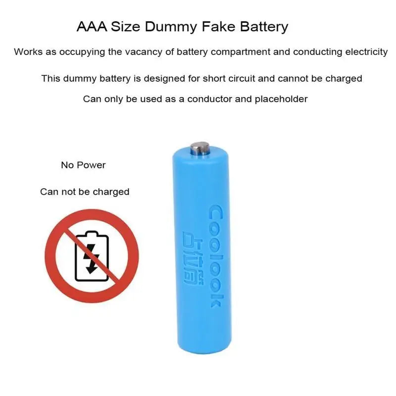 652F Universal 3V AAA USB Power Converter Battery Replace 2pcs AAA Battery Zpaxo