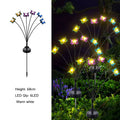 Solar Motion Sensor Lights Outdoor Waterproof LED Step Lamp Auto Off Zpaxo 6 LED-Warm White 2 PCS China Mainland