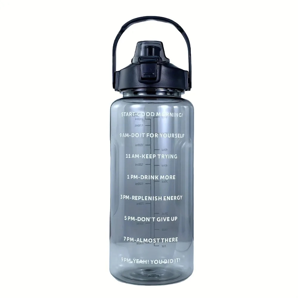 Portable Water Bottle Large Capacity Plastic Straw Cup Beverage