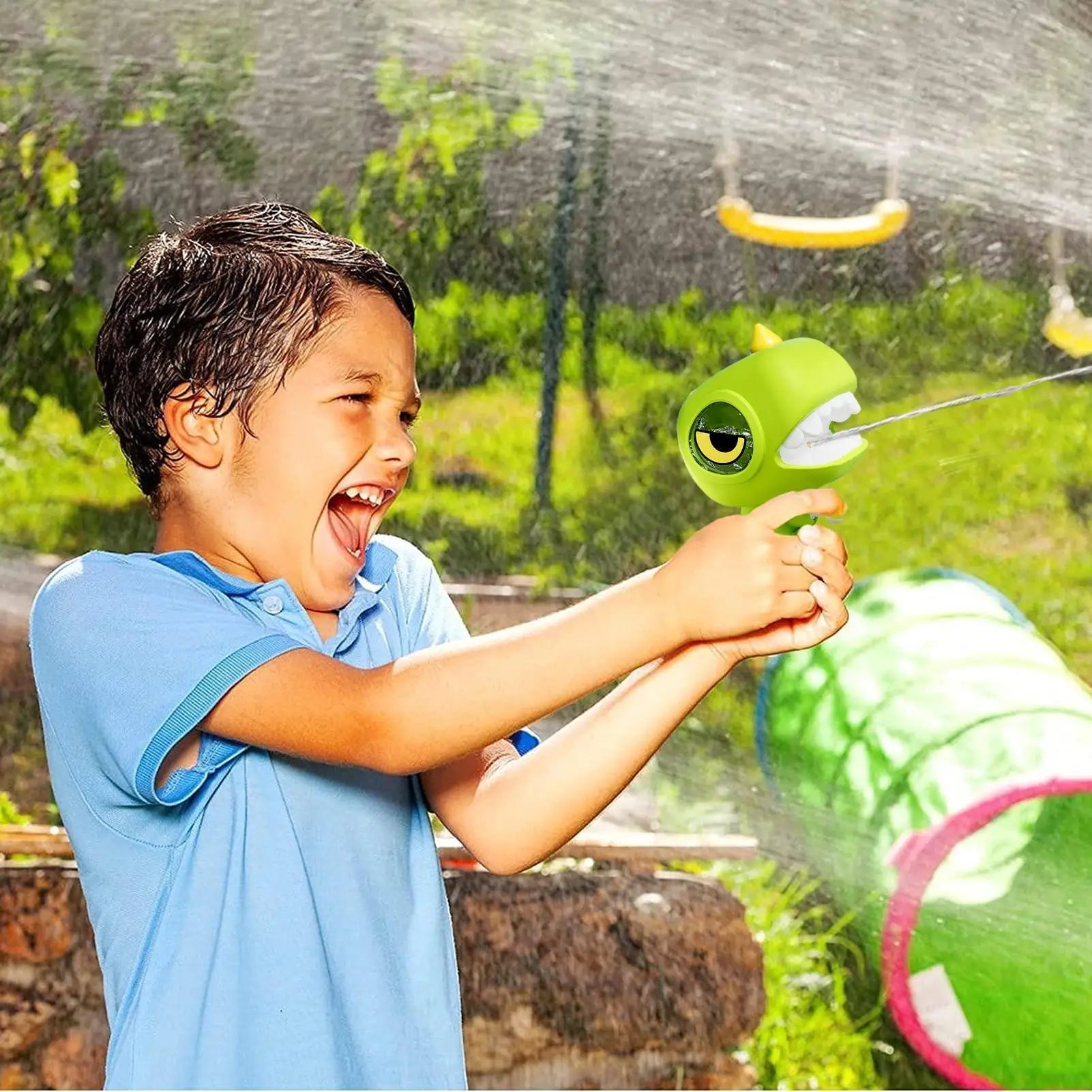 Water Soaker Toy Pool Cartoon Squirter Press Control Long-range Zpaxo