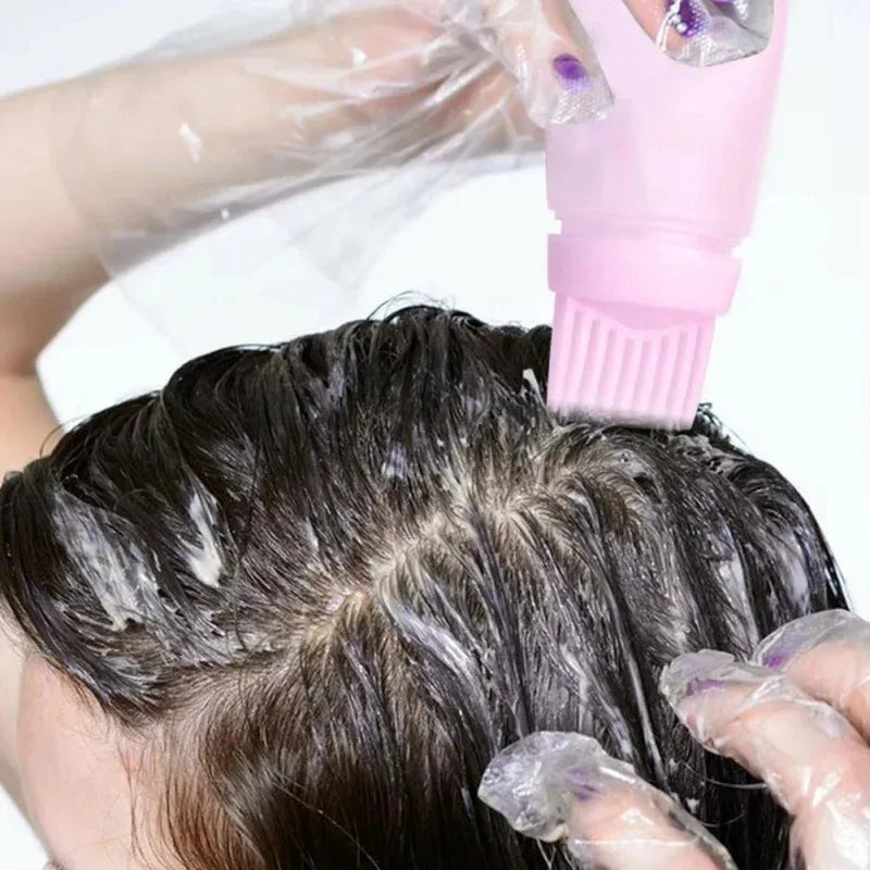 Hair Dye Applicator Bottle with Comb | 120ml Refillable Set