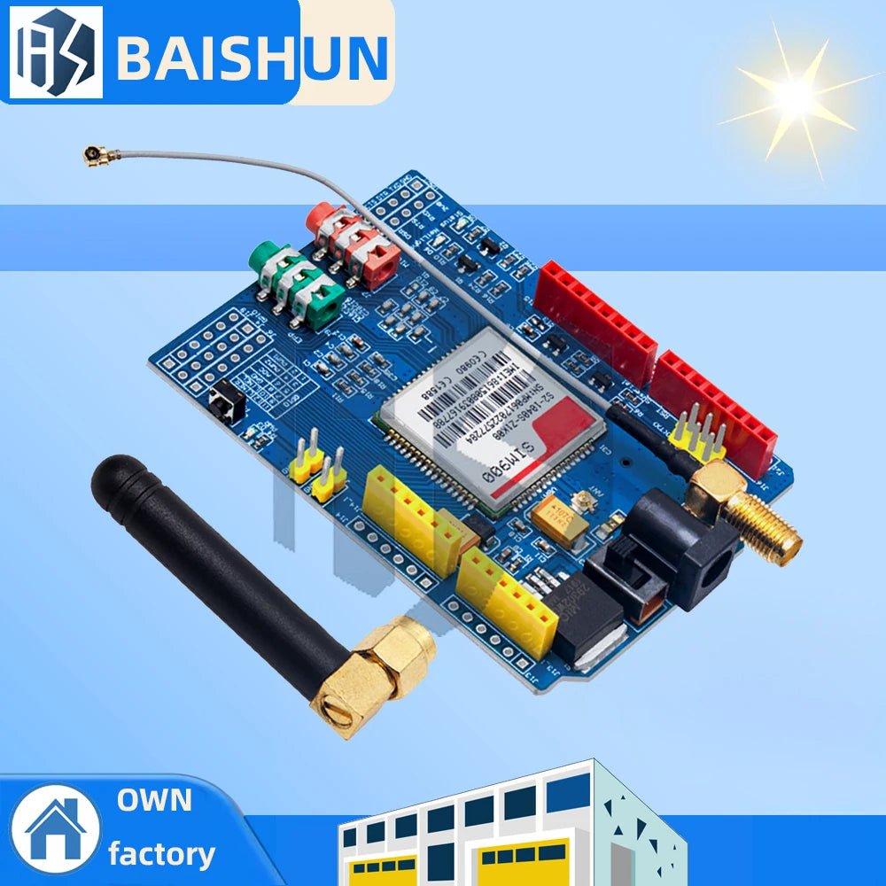 SIM900 Quad-band GSM GPRS Module 850 900 1800 1900MHz Ultra-compact Zpaxo