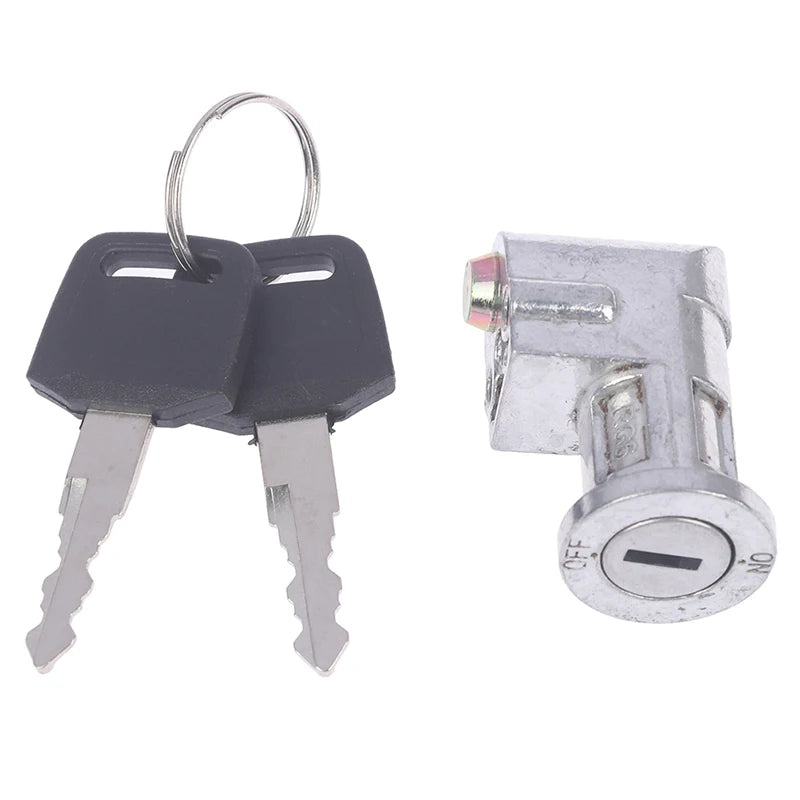 Mini Battery Charger Port Lock + 2 Keys – E-Bike & Motorcycle