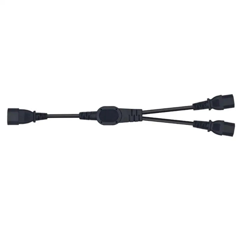 652F US 3Pin Power Cord IEC320 C14 to 2xC13 Power Cable Splitter Cord for Laptops Zpaxo CN
