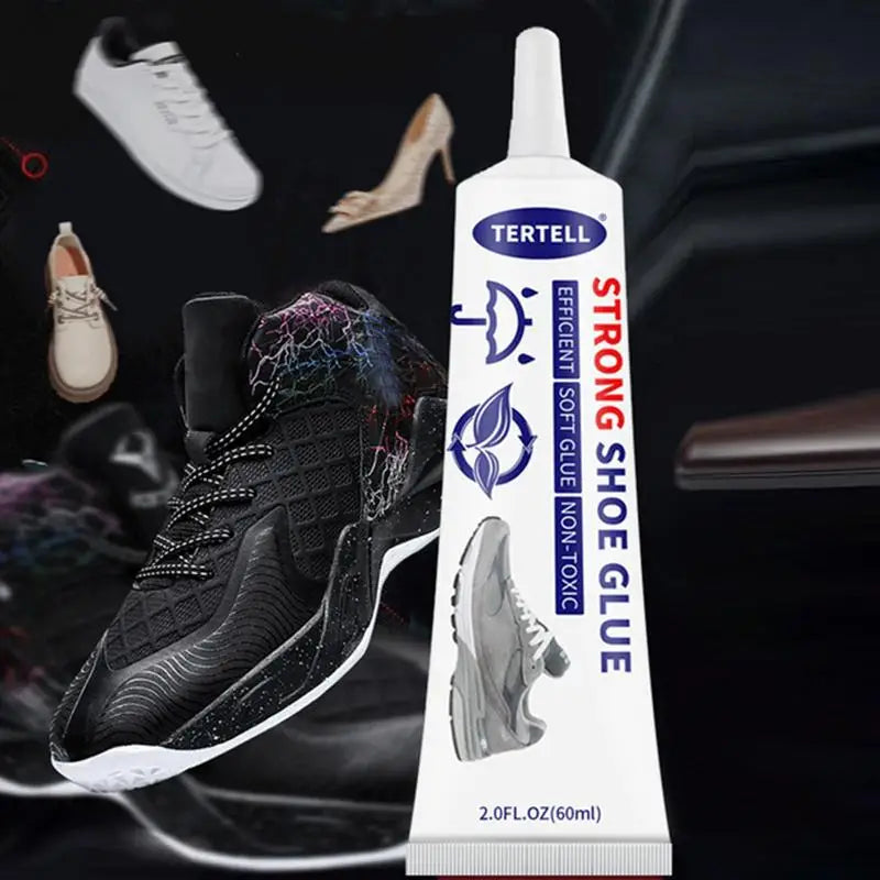 Strong Shoe-Repairing Adhesive Efficient Soft Glue for Repairing Various Shoes Waterproof Shoemaker Professional Repair Tool Zpaxo Default Title