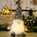 Glowing Christmas Gnome Faceless Doll – Festive Home Décor