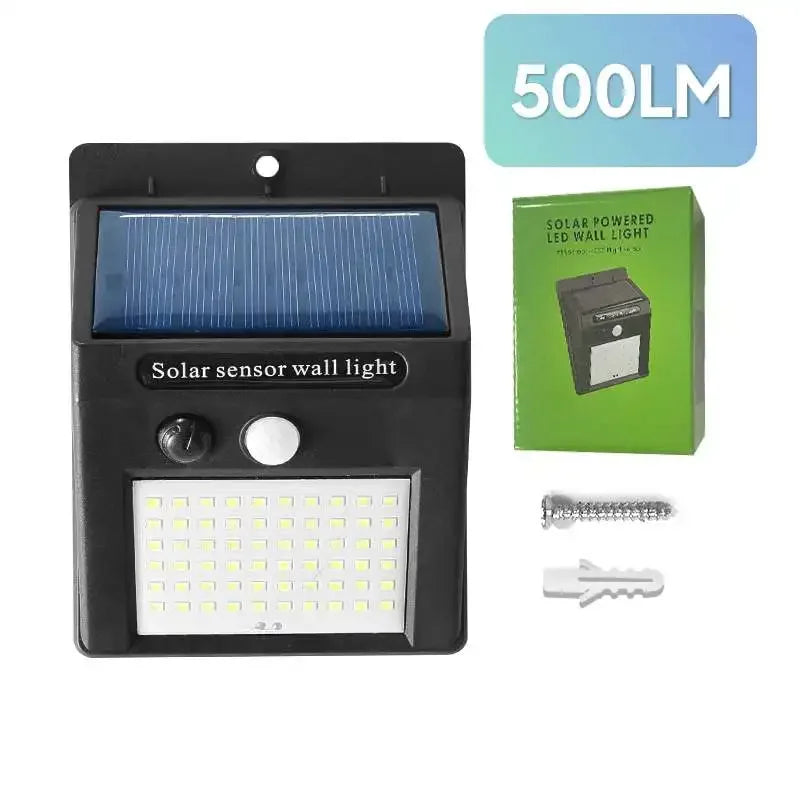 20000LM Solar Outdoor Light – Motion Sensor & Remote