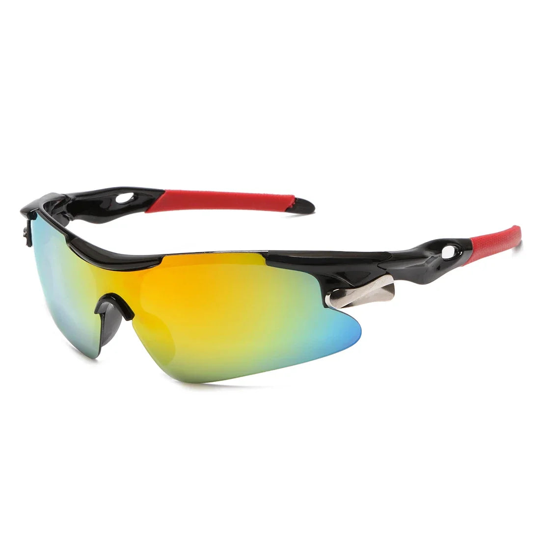 Sports Men Sunglasses Road Cycling Glasses Mountain Riding Protection Goggles Eyewear Mtb Bike Fishing Camping Outdoor Glasses Zpaxo Red