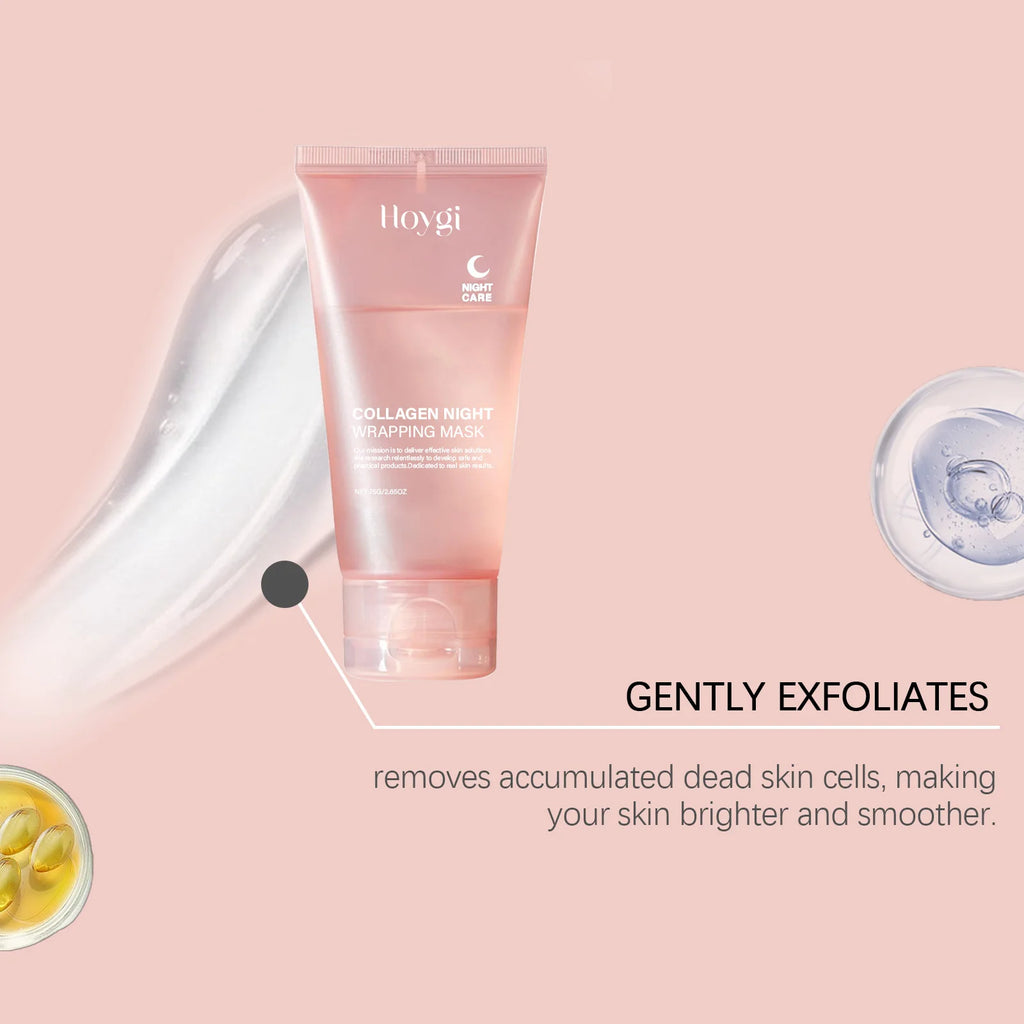 Collagen Peel-Off Night Face Mask – Firming & Hydrating Gel Peel-Off Face Mask Zpaxo