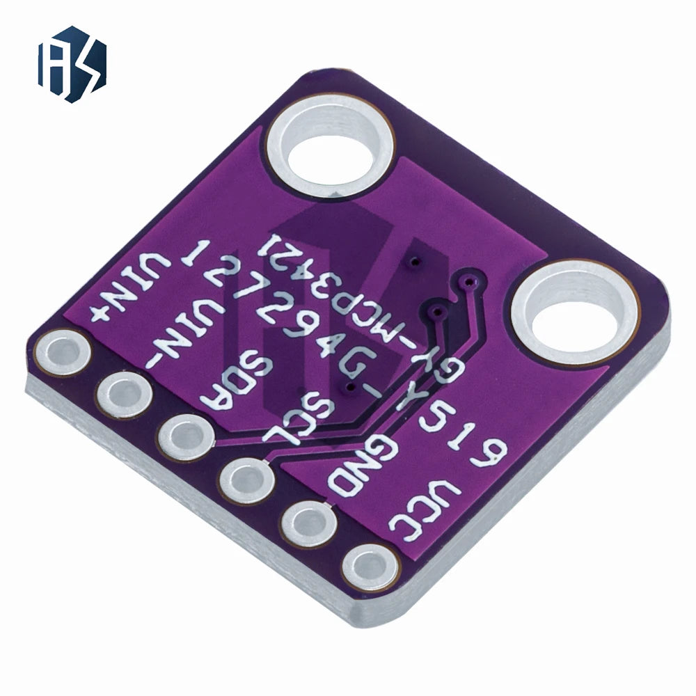MCP3421 I2C Delta-Sigma ADC Evaluation Module - SOT23-6 Board for PICkit Serial Analyzer (Model: GY-MCP3421) Zpaxo