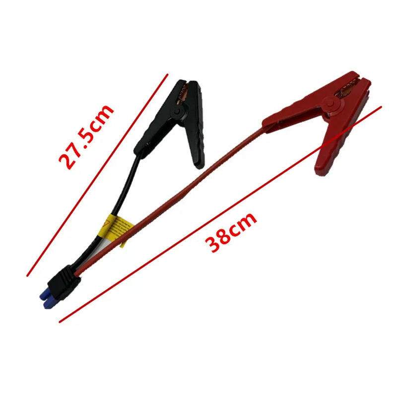 1 Unit Alligator Clip Car Battery Jump Starter EC5 Plug 12V Zpaxo