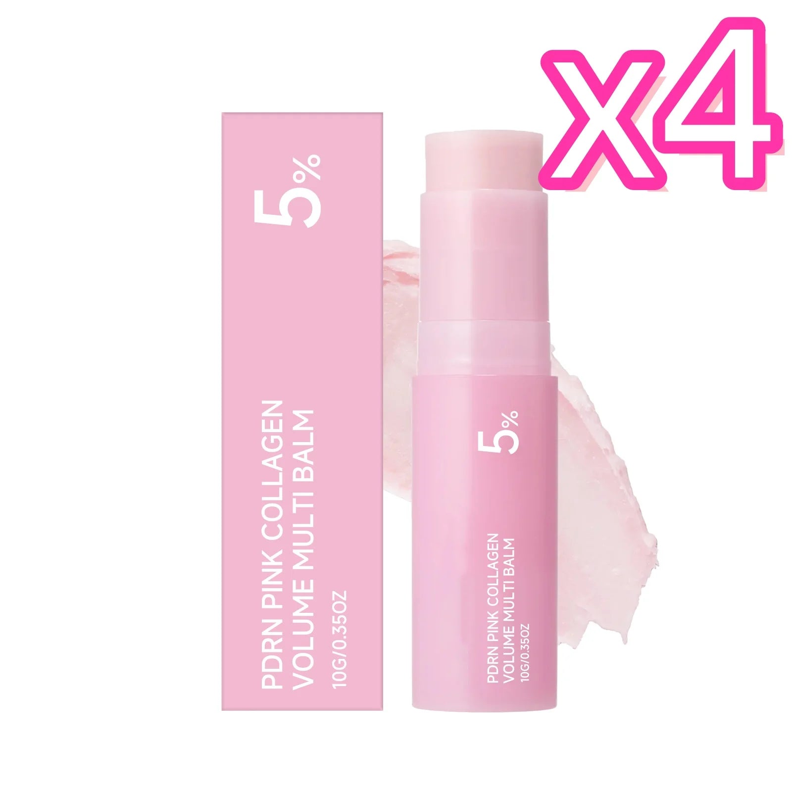 Collagen PDRN Multi Balm Stick – Hydrate, Firm & Brighten Skin Face Balm Stick Zpaxo 10g Boxed x 4