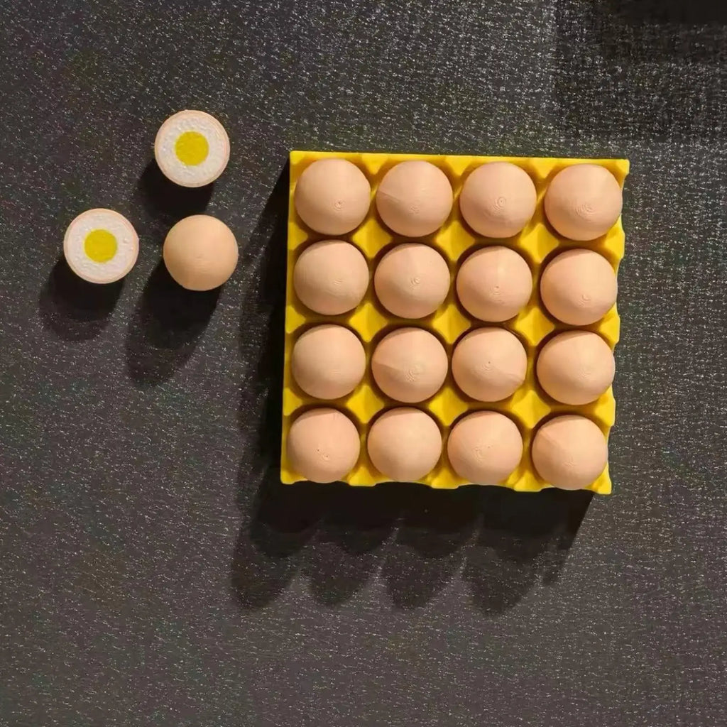 Egg Carton Magnet Refrigerator Decoration Food Shaped Fridge Magnets