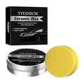 100g Titanium Ceramic Car Wax Cream Auto Scratch Repair Remover Polishing Wax Exterior Paint Protection Coating Zpaxo Black