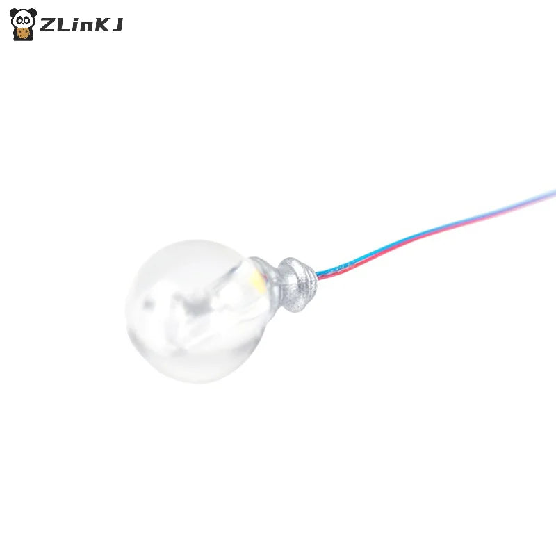 ▶Warm White Model Street Light 1:87 Scale Model Miniature Wall Lamp Posts LED Ceiling Lamps Lighting Dollhouse Decoration Zpaxo