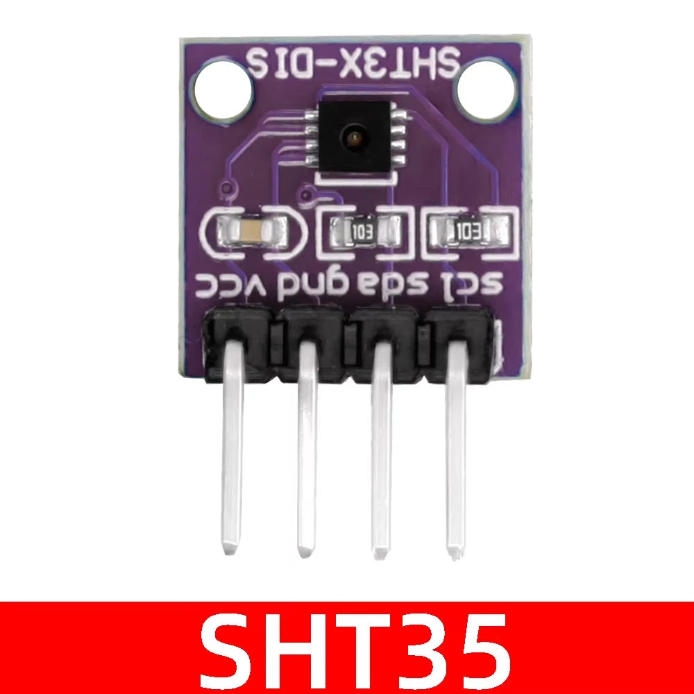 SHT30 SHT31 SHT35 Temp-humidity Sensor Module Wide Voltage Support Zpaxo SHT35 1pcs
