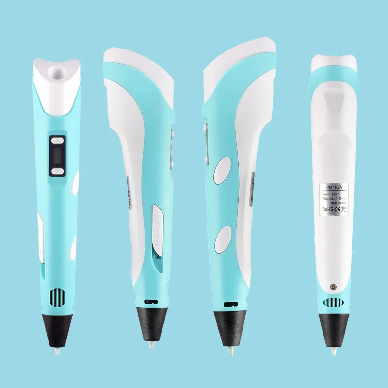 3D Printing Pen 2023 PLA Filament Children Kids Creative DIY Pens