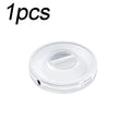 Transparent Round Wire Winder Box Cable Management Retractable Cord Organizer Portable Usb Charger Holder Earphones Cord Storage Zpaxo 1PCS