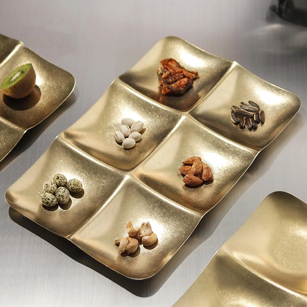 Snack Platter Portable Decorative Plate Tray Home Kitchen Living Room