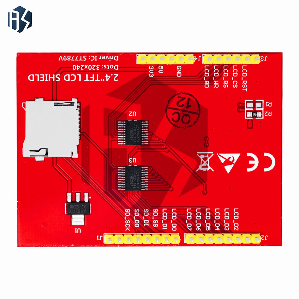 1PCS LCD module TFT for arduino touch screen 2.4 inch TFT LCD screen for UNOR3 Board and support mega 2560 with Touch pen diy Zpaxo