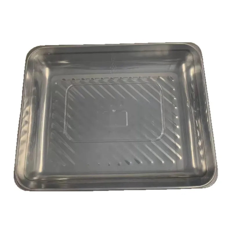 Stainless Steel Covered Rectangular Tray – Dumpling & BBQ Plate Serving Tray Zpaxo