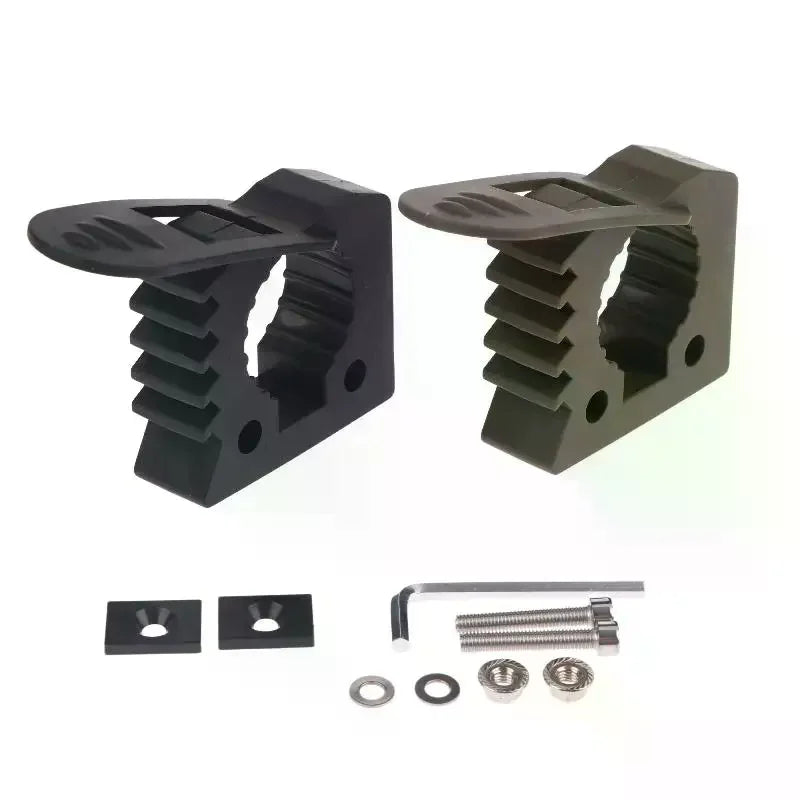 Heavy Duty Rubber Quick Fist Clamp Mount – Overlanding Tool Holder Equipment Clamp Mount Zpaxo