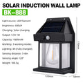 Solar LED Wall Lamp – 3-Mode PIR Sensor Outdoor Garden Light