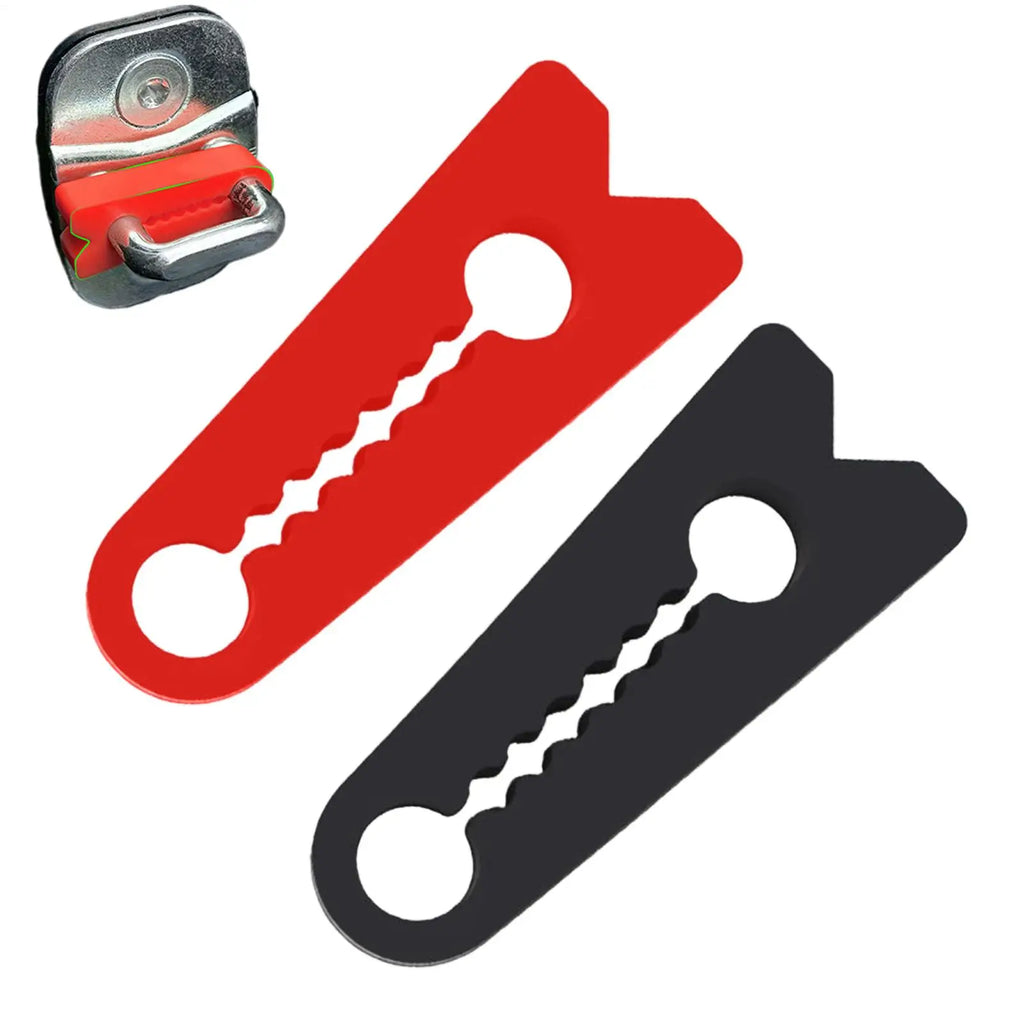 Car Door Lock Cover 4 Adhesive High-elasticity Silicone Latch