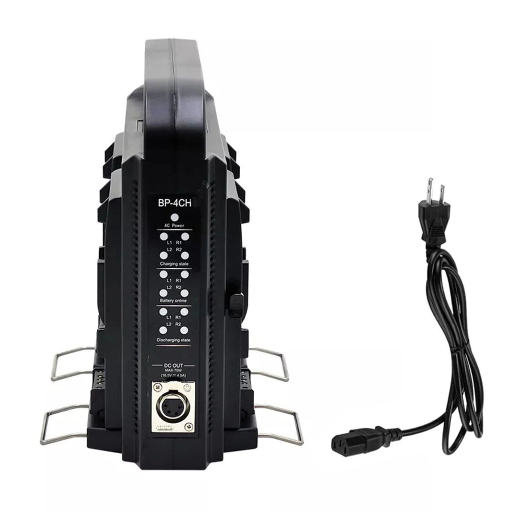 BP-4CH 4-Channel V-mount Battery Charger Sony 14 4V 8V DC 16 5V Power