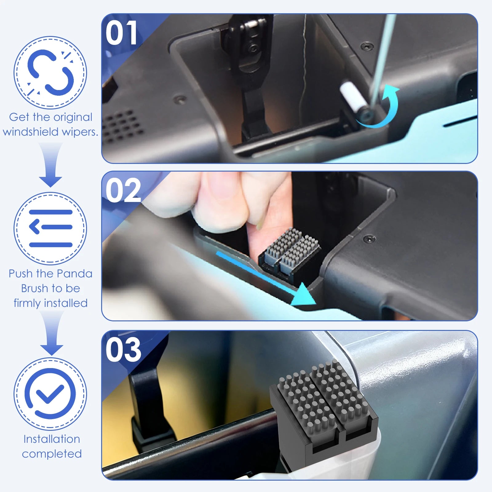 3D Printer Nozzle Wiper with 4 Extra Silicone Brush for Bambu-Lab P1P/P1S/X1/X1C/X1E 3D Printers Nozzle Cleaning Kit with Brush Zpaxo