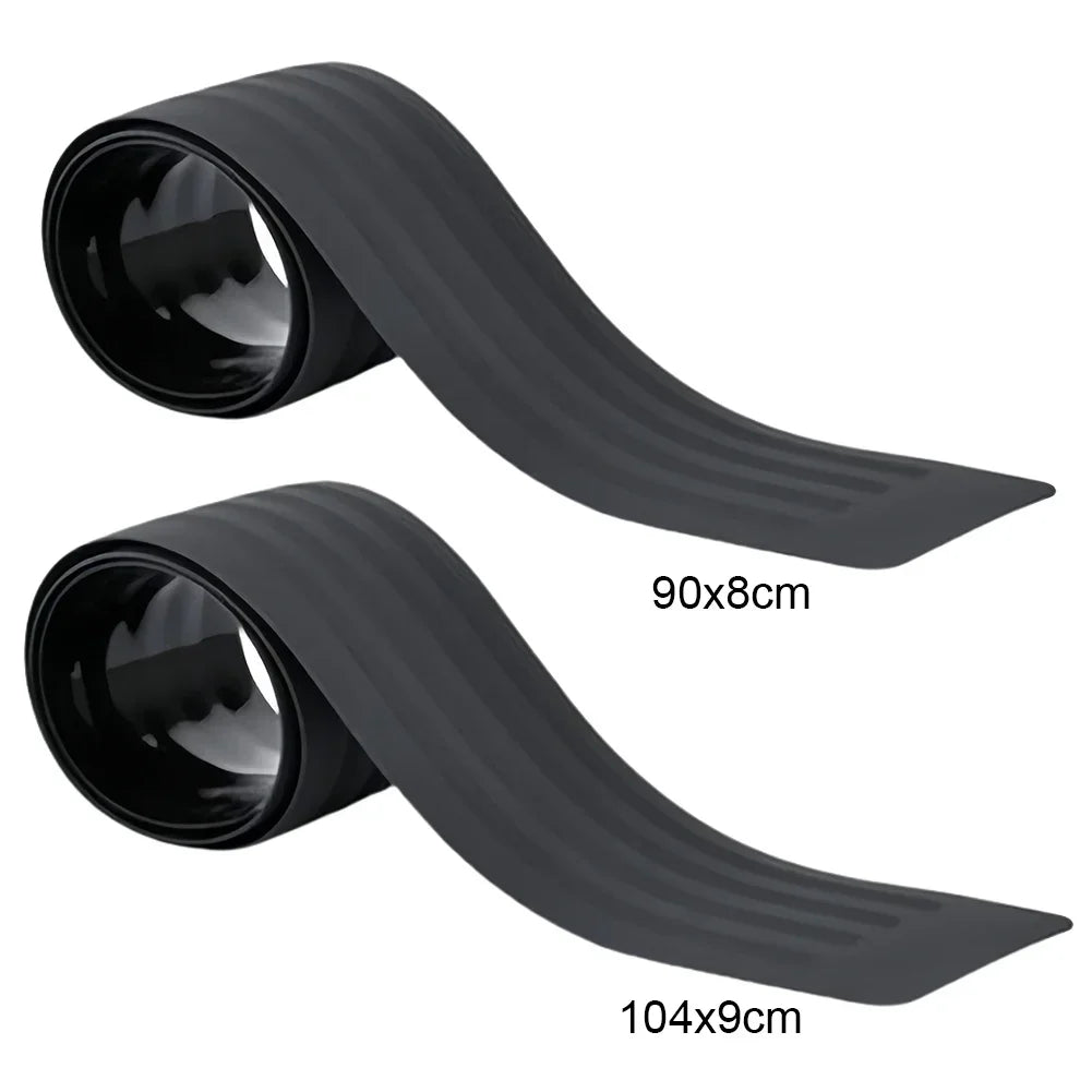 Universal Car Trunk Door Sill Plate Protector Anti-Scratch Rubber Rear Bumper Guard Anti-Collision Protector Strip Zpaxo