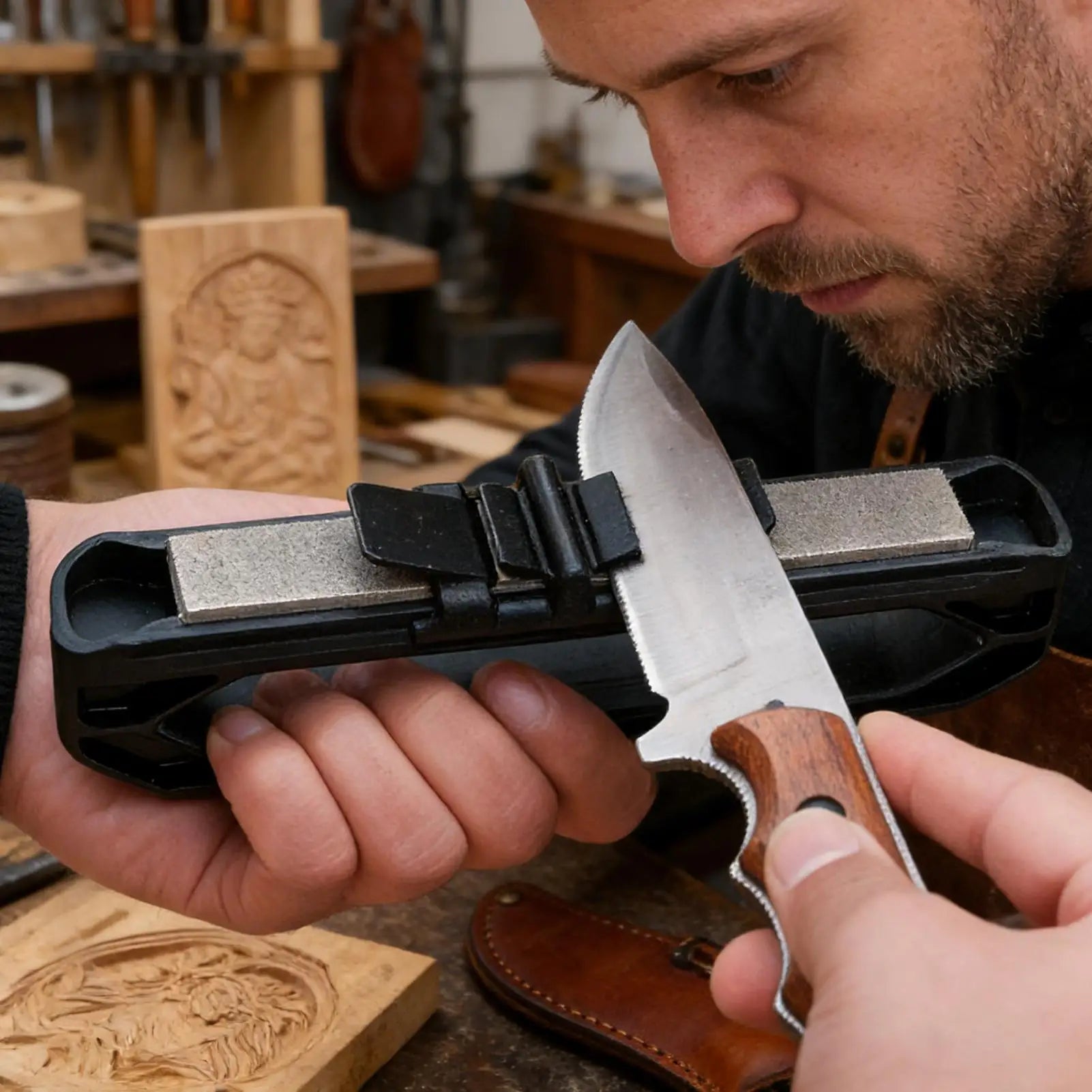 Handheld Knives Sharpener Angle Guided Outdoor Sharpening Supplies