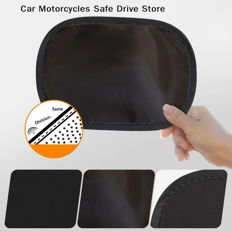 CM2pcs Summer Car Mini Small Shading Anti-static Film Side Window Sun