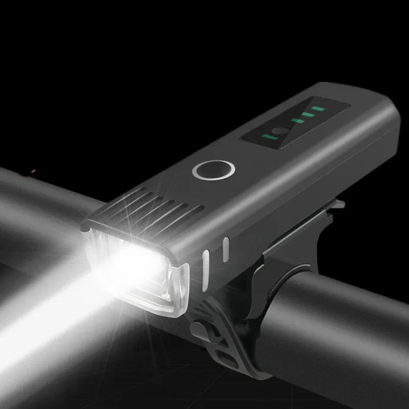 Bike Front Light USB Rechargeable Bright Waterproof Bicycle Light Outdoor Night Riding Led Smart Induction Bike Front Light Zpaxo
